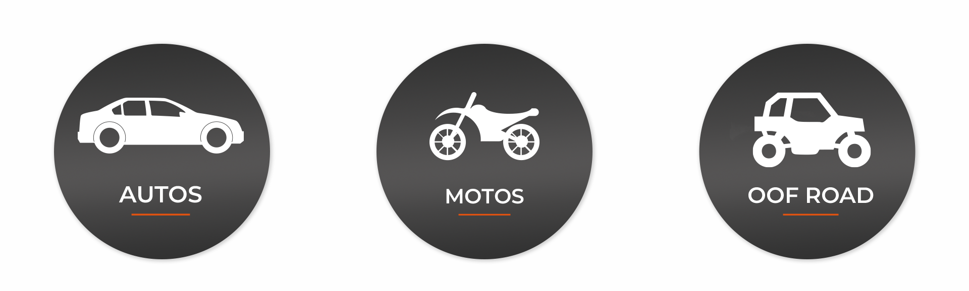 Diferentes tipos de vehículos