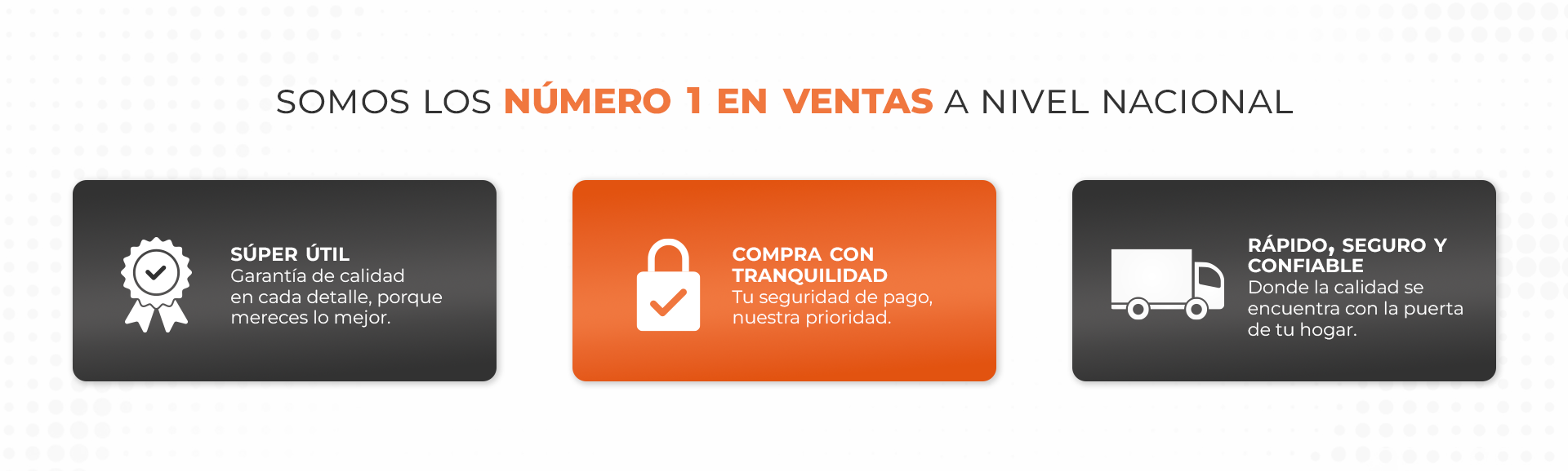 Somos número 1 en ventas